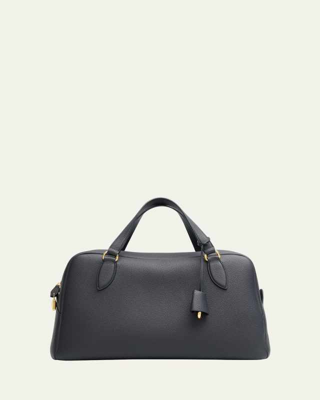 Needle Medium Fine Grain Leather Shoulder Bag